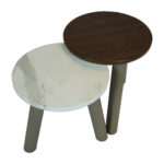 BONE COFFEE TABLE - SET OF 2 - 47* - Image 3