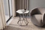 HEXAGIN SIDE TABLE (WHITE) - Image 2