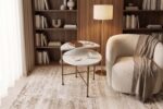 RENATO SIDE TABLE (TOP MDF - METAL BASE)
